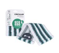 Eco Ego York Recambio de Mopa de Microfibra Sostenible Repuesto para Fregona Plana y Mopa de Limpieza de Suelos Grueso y Robusto Paño de Limpieza Absorbente para Baldosas y Laminado Color Beige