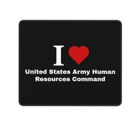 Eco-Friendly Alfombrilla de Ratón, Me Encanta el Comando de Recursos Humanos del Ejército de los Estados Unidos., Antideslizante Alfombrilla Gaming, Mouse Mat, 25X30cm, Jugadore