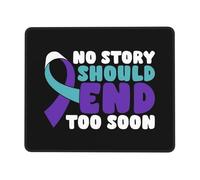 Eco-Friendly Alfombrilla de Ratón, Ninguna Historia debería terminar Demasiado Pronto, Bordes Cosidos Alfombrilla Gaming, Gaming Mouse Pad, 25X30cm, Juegos, Trabajo