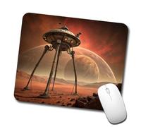 Eco-Friendly Alfombrilla Gaming Máquina De Guerra Trípode Marciana Ciencia Ficción De La Guerra De Los Mundos 25X30Cm, Alfombrilla De Ratón Multifuncional Mousepad para Trabajo Jugadore Pc
