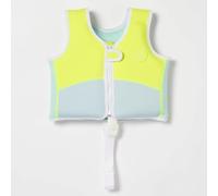 Eco-Friendly Children’s Swimming Vest with Neoprene, Secure Front Zip, Adjustable Safety Strap for Swimming Learning, Training, Pool, Beach, Water Sports(Yellow)