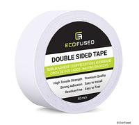 Eco-Fused Cinta Adhesiva Doble Cara Premium - Ancho: 40 mm - Longitud: 25 m - para Manualidades, Bricolaje y Oficina - Rápida y fácil de Usar en Papel, Vidrio, plástico, Madera, Metal y Tela