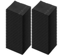 Eco-Fused Paños de Limpieza de Microfibra, Paquete de 50 (5.5 x 3 Pulgadas) para Limpiar Gafas, Lentes de cámara, iPad, tabletas, teléfonos, Smartphones, portátiles, Pantallas LCD y Otras Superficies