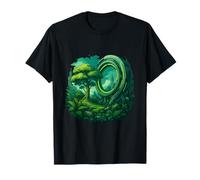 Eco-Futurismo Sci-Fi Naturaleza Camiseta