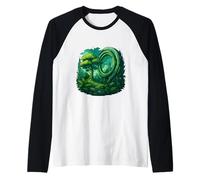Eco-Futurismo Sci-Fi Naturaleza Camiseta Manga Raglan
