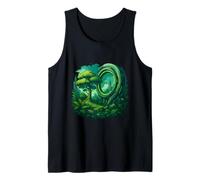 Eco-Futurismo Sci-Fi Naturaleza Camiseta sin Mangas