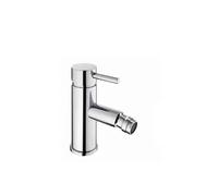 Eco grifo monomando para bidé de diseño circular en latón con acabado cromado Icone de Unisan - Sin válvula click-clack