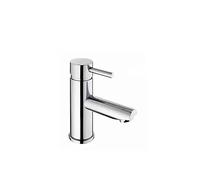 Eco grifo monomando para lavabo de latón con acabado cromado brillante Icone de Unisan - Con válvula click-clack