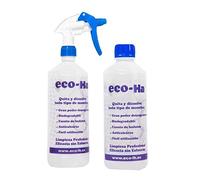 ECO-HA Desengrasante concentrado, quitagrasas cocinas, Limpiador tapicerías, Limpiador cocinas, Limpia hogar, sin aroma.