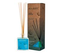 ECO HAPPY Ambientador Mikado jardín Parisino, con aceites Esenciales de Rosa, jazmín y Lavanda. 95ml. Fragancia Duradera y Relajante. para Hogar, Oficina o Negocio.