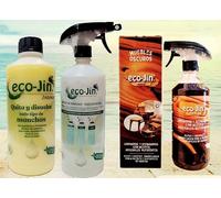 ECO-JIN DETERGENTE EXTRA CONCENTRADO + ECO-JIN OLEO LIMPIADOR MADERAS REPARADOR RESTAURADOR ABRILLANTADOR - PRODUCTOS REVOLUCIONARIOS MADERAS OSCURAS (INTENSE/MARSELLA)