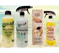 ECO-JIN DETERGENTE EXTRA CONCENTRADO + ECO-JIN OLEO LIMPIADOR MADERAS REPARADOR RESTAURADOR ABRILLANTADOR - PRODUCTOS REVOLUCIONARIOS MADERAS CLARAS (INTENSE/MARSELLA)