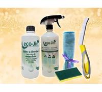 ECO-JIN DETERGENTE EXTRA CONCENTRADO PRODUCTO REVOLUCIONARIO DEL QUE TODO EL MUNDO + CEPILLO PARA JUNTAS + BAYETA MICROFIBRA + ESTROPAJO CON ESPONJA (NEUTRO)