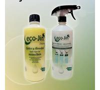 ECO-JIN DETERGENTE EXTRA CONCENTRADO - PRODUCTO REVOLUCIONARIO DEL QUE TODO EL MUNDO HABLA - BOTELLA 1L QUE EQUIVALE A 15L + DIFUSOR (INTENSE/MARSELLA)