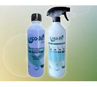ECO-JIN DETERGENTE EXTRA CONCENTRADO - PRODUCTO REVOLUCIONARIO DEL QUE TODO EL MUNDO HABLA - BOTELLA 1L QUE EQUIVALE A 15L + DIFUSOR (GLOW/Violetas, Jazmín y Azafran)