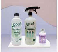 ECO-JIN - LIMPIADOR MULTIUSOS EXTRA CONCENTRADO NEUTRO - PRODUCTO REVOLUCIONARIO DEL QUE TODO EL MUNDO HABLA + FRAGANCIA A ELEGIR - CREA TU PROPIO ECO-JIN (LAVANDA)