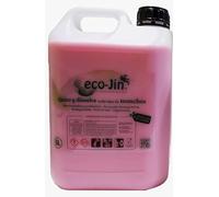 ECO-JIN Limpiador Multiusos Ultra Concentrado, Gran Poder Desengrasante, Revolucionario, Biodegradable, Bidón 5 Litros (HOME - Talco)