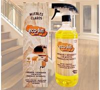 ECO-JIN ÓLEO LIMPIADOR MADERAS MUEBLES REPARADOR RESTAURADOR ABRILLANTADOR - PRODUCTO REVOLUCIONARIO DEL QUE TODO EL MUNDO HABLA (MADERAS CLARAS)