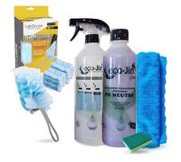 Eco-Jin Pack GLOW | Difusor | Plumero Fuffly con 10 Recambios + 5 Recambios Extra | Bayeta Microfibra | Estropajo Con Esponja | Limpiador Multiusos