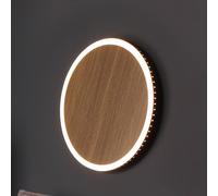 Eco-Light Aplique de pared LED Morton Dime LED aspecto madera 50 cm