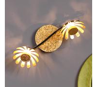 Eco-Light Aplique LED Bloom 2 luces oro