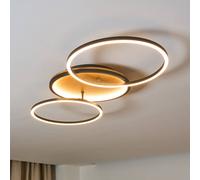 Eco-Light Kiru plafón LED, pino, longitud 87,4 cm, 2 luces, madera EC:EPREL:1853086