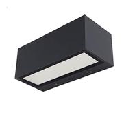 'ECO Light LED lámpara de pared "Gemini, 1240 lm, 4,100 K, rectangular, 22 x 8,5 cm, IP54 1891 M gr