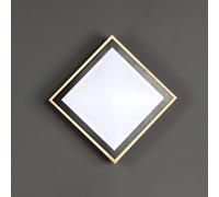 Eco-Light Plafón LED Solstar angular 28,5 x 28,5 cm