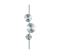 Eco-Light Planetario aplique de pared LED, color níquel, altura 120 cm, aluminio