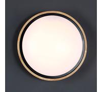 Eco-Light Solstar Plafón LED con decoración de madera Ø 30,7 cm