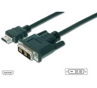 Eco line ecoline ak1121 hdmi/a <> dvi/d cable st <> st 3 m dvi-d (18 +
