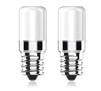 Eco.Luma Bombilla LED Refrigerador E14 2W, Equivalente a 20W Bombillas Halógenas, 170LM, No Regulable Blanco Cálido 2700K, Casquillo Pequeño E14 Lámpara LED para Nevera, Lámpara de Sal, Paquete de 2