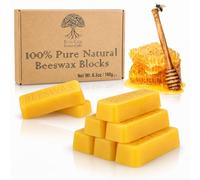 Eco Lux 8 bloques de cera de abejas 100% pura y natural orgánica cera de abejas 180 g