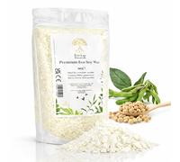 Eco-Lux Essentials Cera de Soja Pura 1 kg Blanca Vegana Producida Sin Crueldad, Cera de Soja 100% Natural