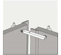 Eco MK Base 1 - Tapa de arrastre (cierrapuertas), acero galvanizado