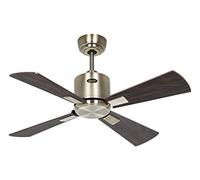 ECO NEO III 92 MA-NB/KI, ventilador techo latón antiguo con aspas reversibles, CasaFan