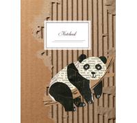 Eco Panda Notebook - 120 Lined Pages: Stylish, eco-inspired design for everyday use