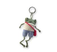 Eco Right Llavero de ganchillo para mujer: bonito conjunto de colgante para bolso y llavero, llaveros y accesorios de ganchillo estéticos