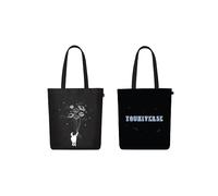 Eco Right Tote Bag De Algodón, Bolso Mujer Ecológica, Bolsa Tela Cremallera Para El Playa, Viajes, Compras, Uso Diario