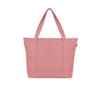 Eco Right Tote Bag Lona Mujer, Hombre Con Cremallera Y Bolsillo Interior, 100% Algodón Ecológico Bolsa Playa