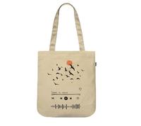 Ecoright Tote Bag Tela Estética, Bolso Mujer, Bolsa De Tela 100% Algodón Ecológico Con Cremallera Para Viaje Y Uso Diario