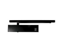 ECO-Schulte El ECO Newton TS-31 GS-K fuerza de cierre 1-3 según EN es un cierrapuertas de alta calidad con rieles deslizantes en elegante RAL 9005 ECO color negro - 45,9 x 4,1 x 7,4 cm