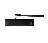 ECO-Schulte TS 20 (EN 2/3/5) Cierrapuertas nuevo con SGS RAL 9005 ECO negro y con varillaje de tijera; EN 1154; ancho máximo de la puerta: 1.250 mm - 24,3 x 4 x 5,6 cm