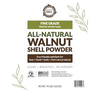 Eco-Shell All-Natural Walnut Shell Powder, Fine Grade, Natural Product For Skin Exfoliation, Body Scrub, Foot Scrub, 4,5 kg (4,535,9 g)