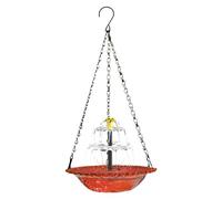 Eco Solar Bird Fountain - Garden Water Bowl | Solar Powered Bird Bath with Waterfall for Backyard, Patio, Lawn, Pond, Pool, Outdoor Decor, Hummingbird Feeder, Finch Attracting Feature