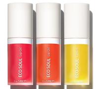 Eco Soul Lip Oil Combo Set 3 (01 Miel + 02 Bayas + 03 Pomelo) Aceite labial hidratante y voluminizador para nutrir e hidratar los labios Labios suaves y brillantes para labios secos, 0,21 fl.oz.