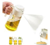 eco spray plus aceite ,2 In 1 Glass Oil Sprayer & Dispenser,Glass Bottle Olive Oil Spray Sprayer for Cooking,Cooking Oil Dispenser and Spray Bottle for Kitchen,Leakproof Vinegar Sprayer for Baking
