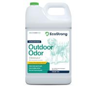 Eco Strong Eliminador de olores al aire libre | Limpiador de enzimas de orina de perro exterior - Potente desodorizador de olor para mascotas, gatos, animales | Fuerza profesional para patio, césped,