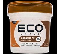 Eco Style r Aceite de coco Max Hold Professional Styling Gel 473 ml