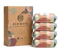 Eco Wave Toallitas hipoalergénicas a base de plantas, toallitas de aseo para perros y gatos para cara, orejas, cuerpo, trasero y patas, sin fragancia, compostables, 400 unidades